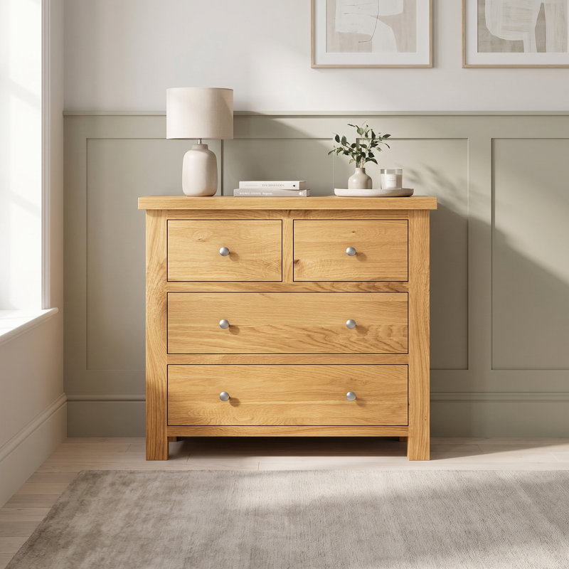 Dover 85 cm W Chest of 4 Drawers