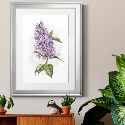 Awash in Lilac II par J Paul - reproduction d'art encadrée