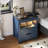 17.7"W 2-Drawer Nightstand With Light-796780066