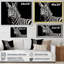 «Striking Zebra Patterns I», reproduction sur toile-92010274-92010273