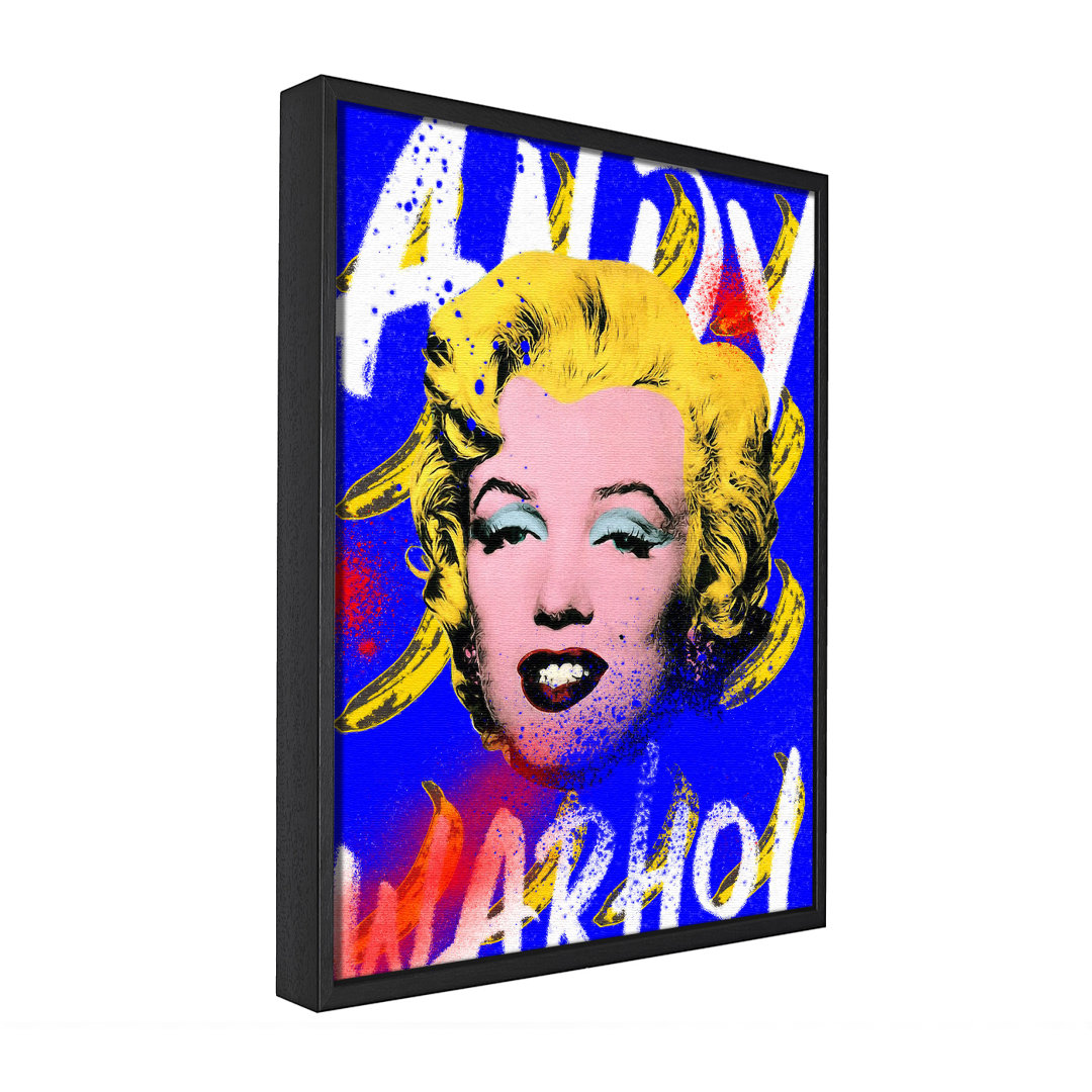 Andy Warhol Marilyn Monroe - Einzelner Bilderrahmen Grafik auf Leinwand