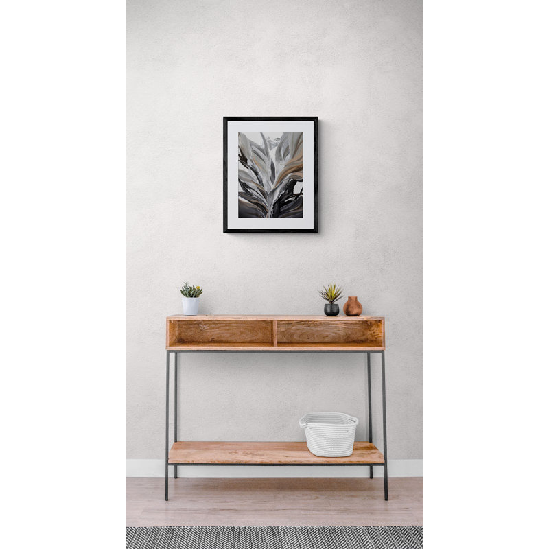 Genesis Print by Novi Lim, Black Framed Canvas, 32" H x 24" W