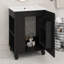 Meuble-lavabo 24 po avec lavabo en céramique, armoire de rangement multifonctionnelle avec tablette de porte-1484427180
