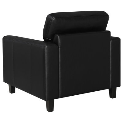 Fauteuil d'appoint noir Remington