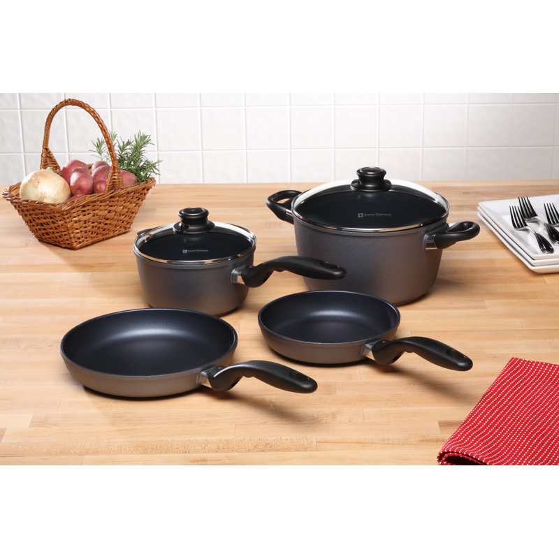 6-Piece Aluminum Nonstick Cookware Set