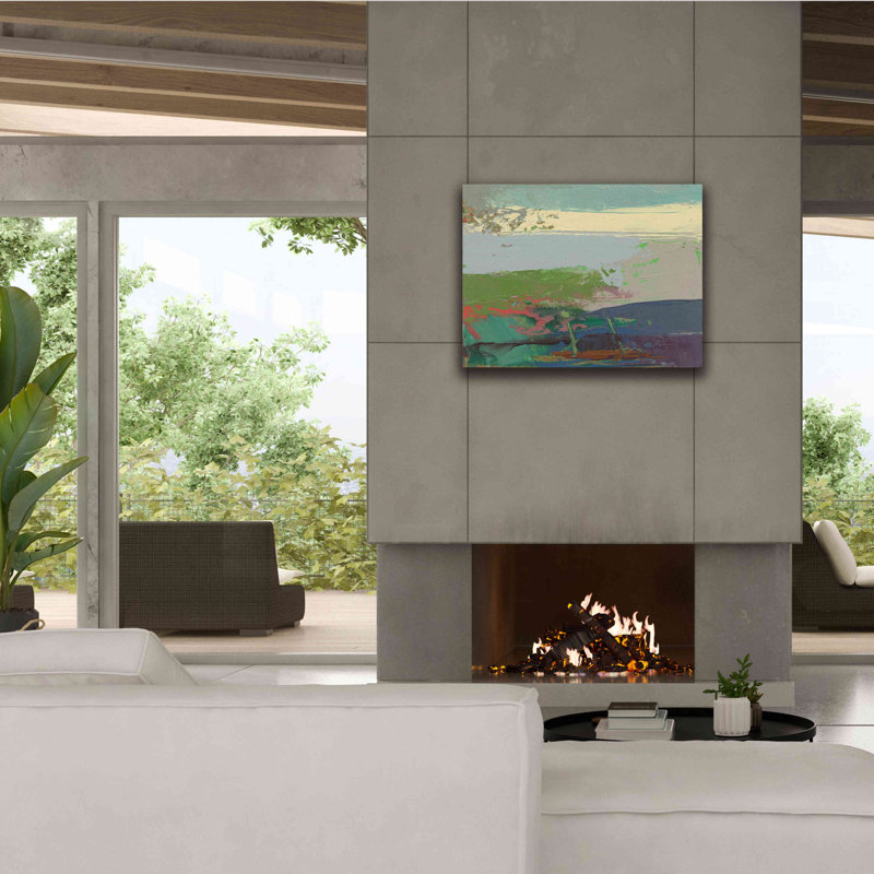 «Ceide Study xiv» par Grainne Dowling, art mural sur toile, H 26 po x l 34 po x P 1,5 po