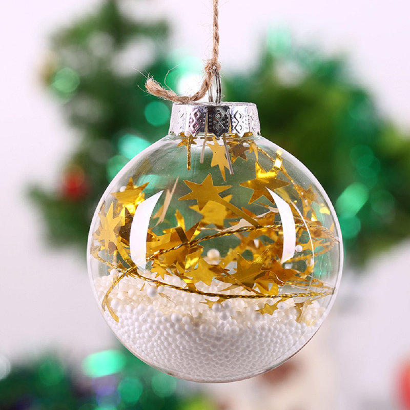 8cm Glass Bauble