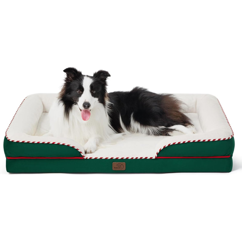 Lit confortable pour chien, H 6,5 po x l 25 po x P 35 po, Arbre de houx