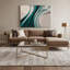«Gradient Abstract 67», art mural sur toile grise-474489090