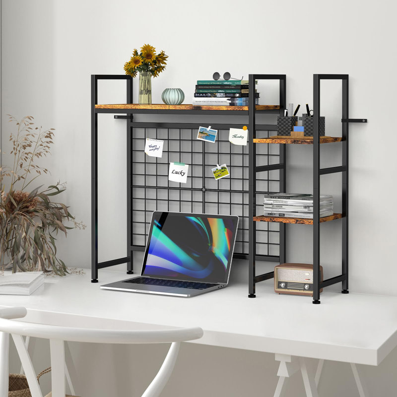 77.4cm H x 94.9cm W Metal Bookcase