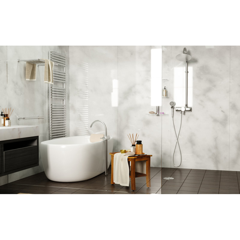 Banc de douche en teck de 21 po de largeur