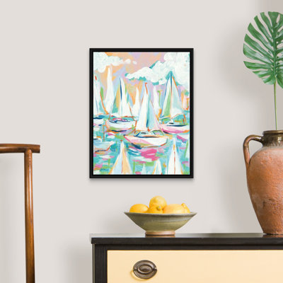 " Sailboat Sea " by Jessica Mingo Painting Print
