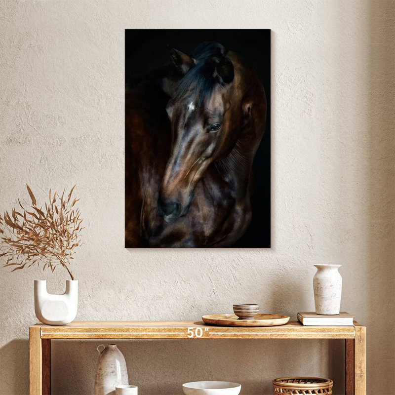 Brampt Sunlit Horses I, 36" H x 24" W