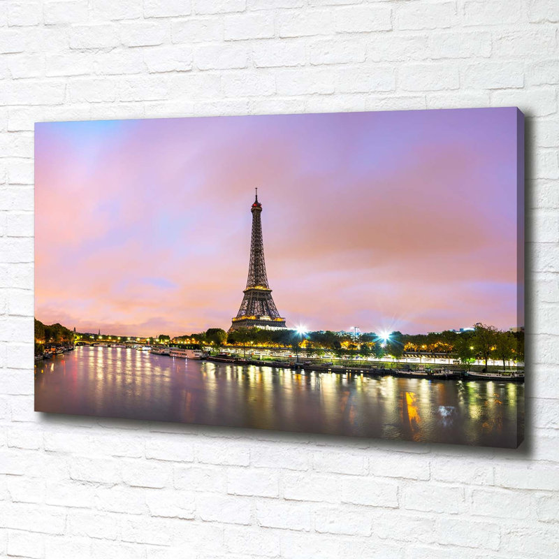 Eiffel Tower Paris - Wrapped Canvas Print