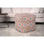 Pouf en tissu fabriqué à la main