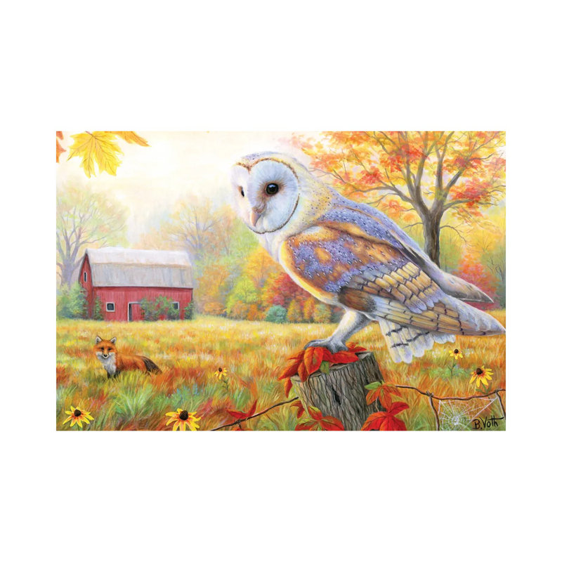 Morning At The Old Farm by Bridget Voth - No Frame Gallery-Wrapped Canvas Giclée on Canvas, 30.48cm H x 45.72cm W