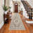 3x12 Washable Oriental Hallway Runner Rug - Rugs for Living Room Soft Carpet for Bedroom Kitchen Waterproof Floral Distressed Indoor Stain Resistant Non-Shedding Floor Carpets-1247223122