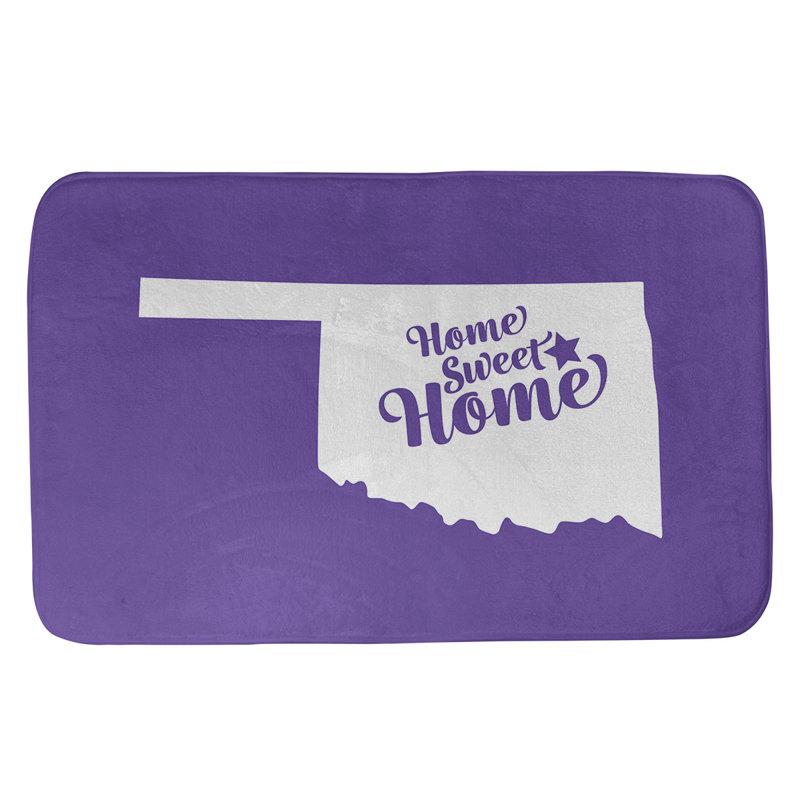 Tapis de salle de bain tulsa doux home, l 17 po x L 21 po, Mauve