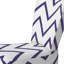 Chaise d'appoint en velours bleu
