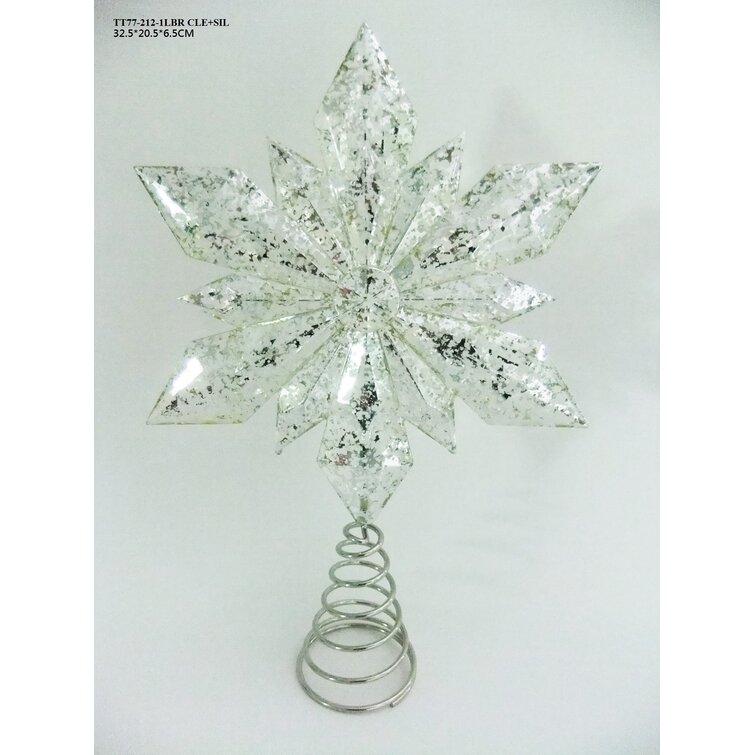 Winter Love Snowflake Embroidered Tree Topper - vid 2 - Live with Alyssa, Today we're turning my Winter Love Snowflake Embroidery into a Christmas tree  topper. Embroidery kit available at