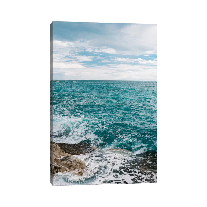 Amalfi Coast Water V by Bethany Young - Print on Canvas, Wrapped Canvas, 66.04cm H x 45.72cm W x 3.81cm D