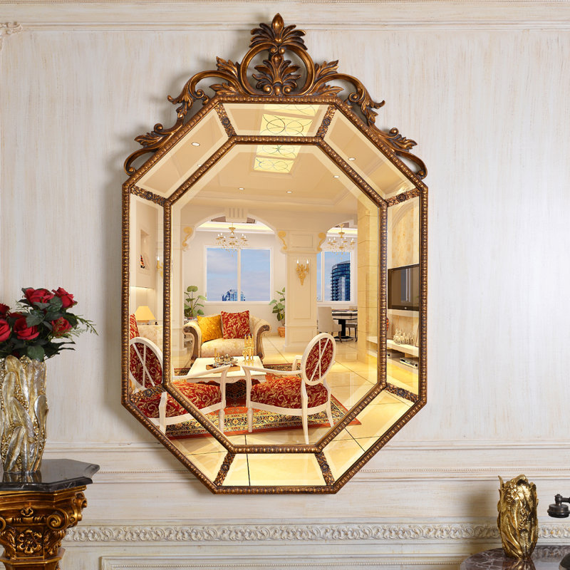 Deardra Solid And Engineered Wood Convex Mirror