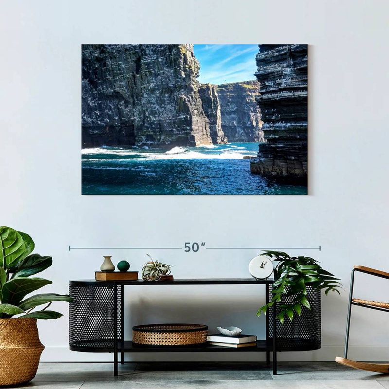 Kavia Sea Cliffs, 30" H x 45" W