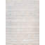 Hand Knotted Abstract Area Rug in Silver/Aqua