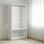 Penderie 32 "en bois blanc avec une tringle