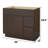 36'' Single Bathroom Vanity Base Only-95290469