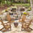 Wood Lounge Patio Chair For Garden Outdoor Wooden Folding Adirondack Chair Set Of 2 Solid Wood Lounge Patio Chair For Garden, Lawn, Backyard-1671864407
