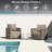 Outdoor Olefin Deep Seat Cushion, Patio Chair Cushion and Pillow, Water-Resistant Sectional Sofa Pad-900050859-900050860