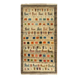 One-of-a-Kind 2'8" X 4'11" Hand Knotted Area Rug