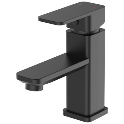 Single-Hole Single-handle Bathroom Faucet with Drain Assembly