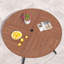 Ensemble de salle à manger de patio avec table de salle à manger ronde en métal de 60 po et 8 chaises pivotantes rembourrées en textilène-817506446