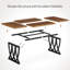 Table de salle à manger rectangulaire 71 pouces -1220546604