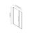 OVE Decors Pasadena 41 7/16 To 43 3/8 In. W X 72 In. H Alcove Frameless Pivot Shower Door , 2025-110692756