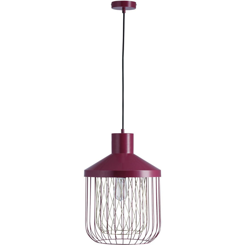 Matz 1 - Light Jar Pendant, Red, Red