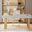 Bureau de table en pierre frittée Light Luxury-124355661