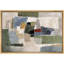 Composition abstraite à motif géométrique, photos de salon moderne, impression sur toile encadrée-126096624-126096630