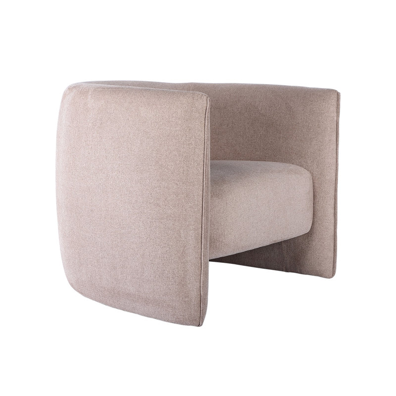 Fauteuil demi-tonneau de 36,25 po Vediha