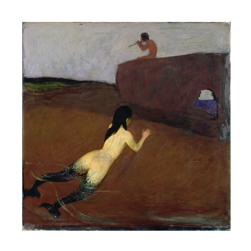 Art sur toile Franz Von Stuck Belanschung, H 35 po x l 35 po
