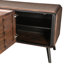 Rozella Solid Wood Server With Hidden Drawers And Shelves
