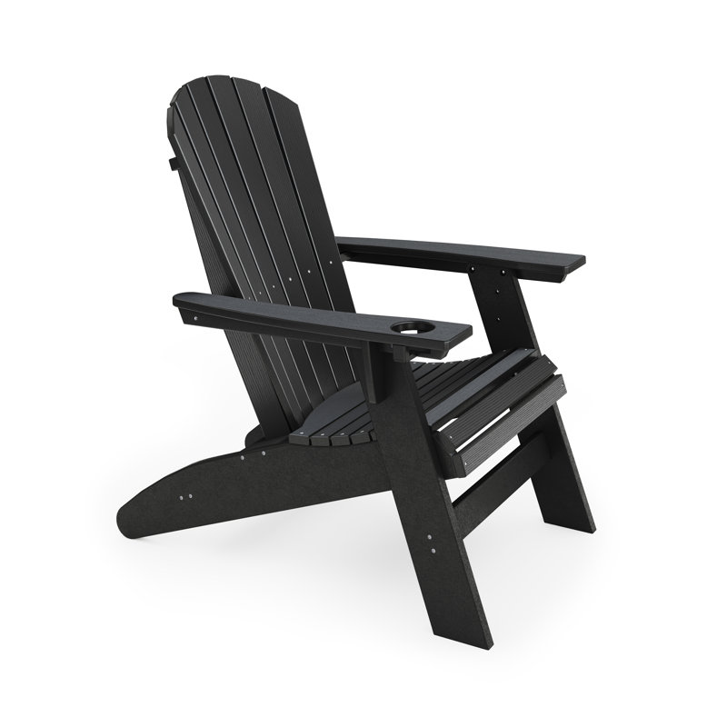 Hagues Outdoor Lounge Chair, Black