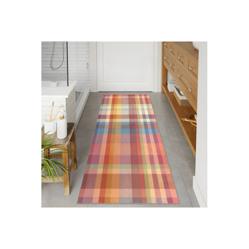 Tapis blanc tissé Mosso, 3 pi 3 po x 9 pi 10 po