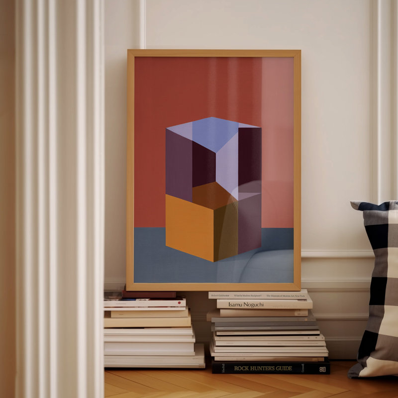 Form and Structure No. 07: Art abstrait géométrique, 30x40 in, White