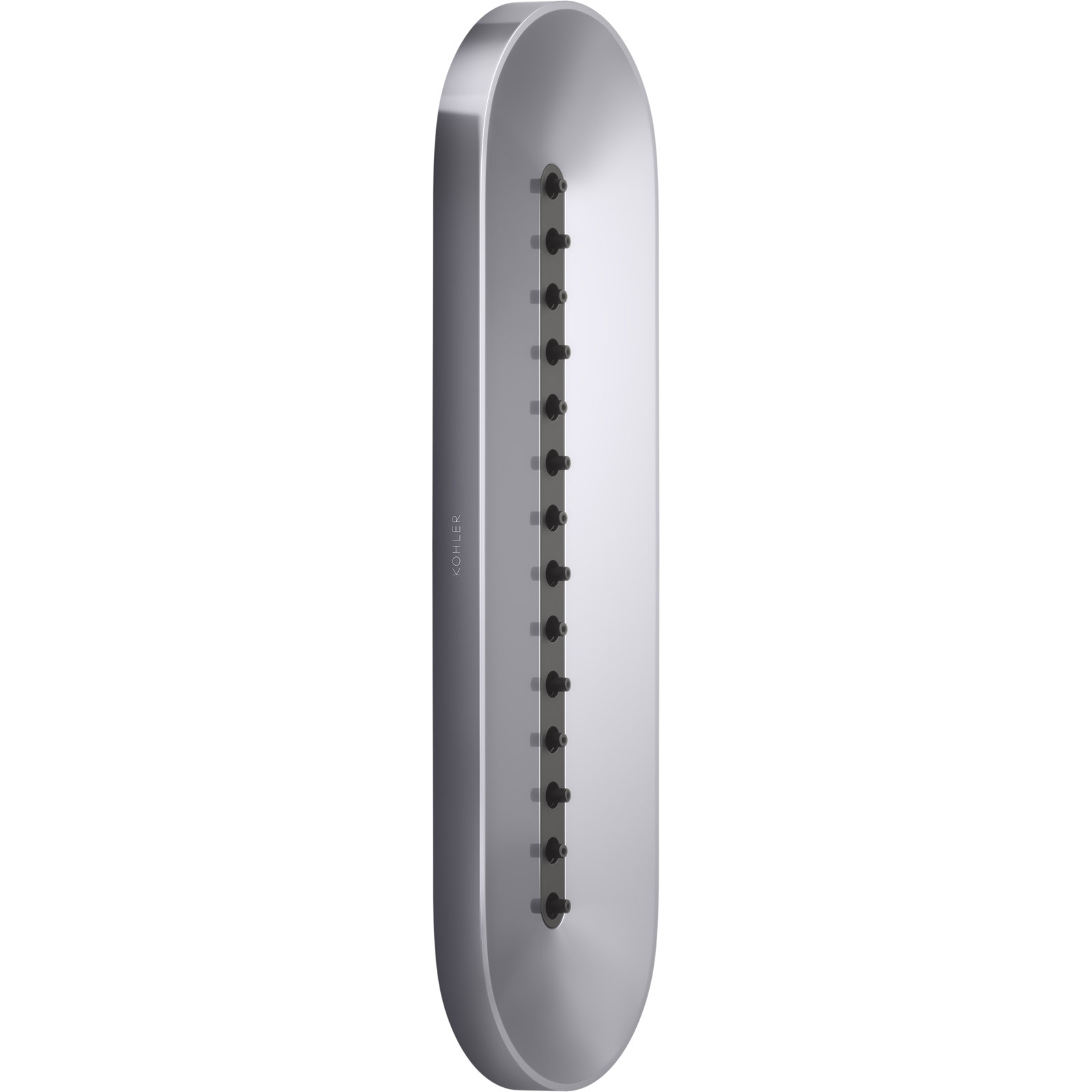 Statement Oblong Vichy 2.5 Gpm Body Spray, Polished Chrome