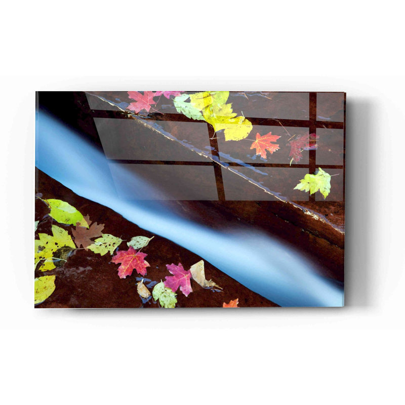 «A Cut in the Terrace», art mural en verre acrylique, H 12 po x l 16 po x P 0,12 po