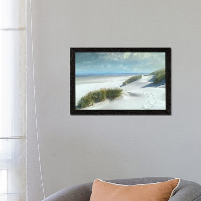 White Sands 1 Piece Floater Frame Wall Art on Canvas