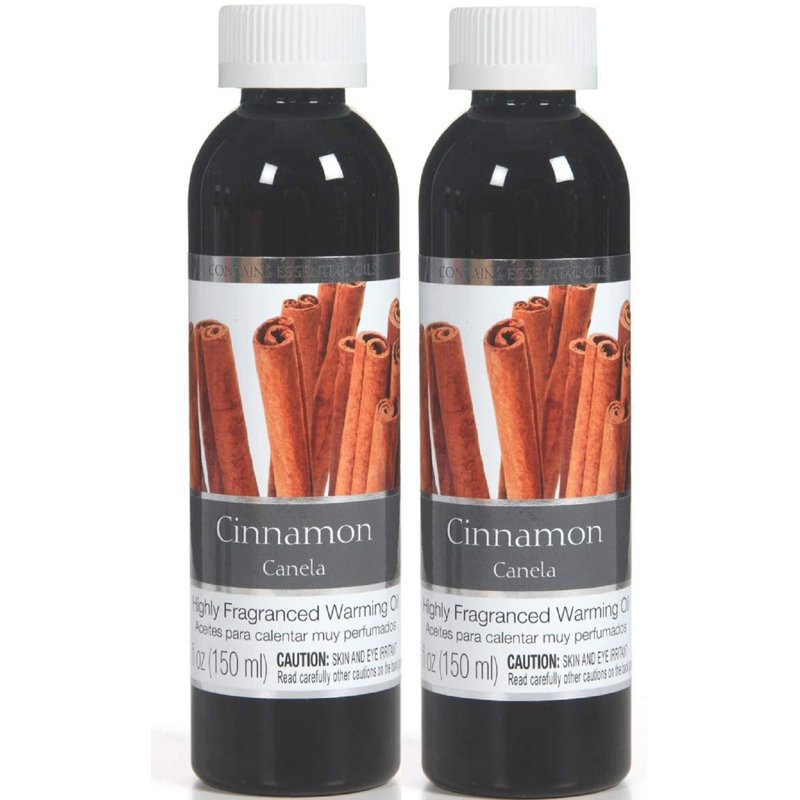 Ensemble de 6 huiles chauffantes parfumées à la cannelle Hosley. Cadeau idéal pour les mariages, le spa, le reiki, la méditation et la salle de bain. P1